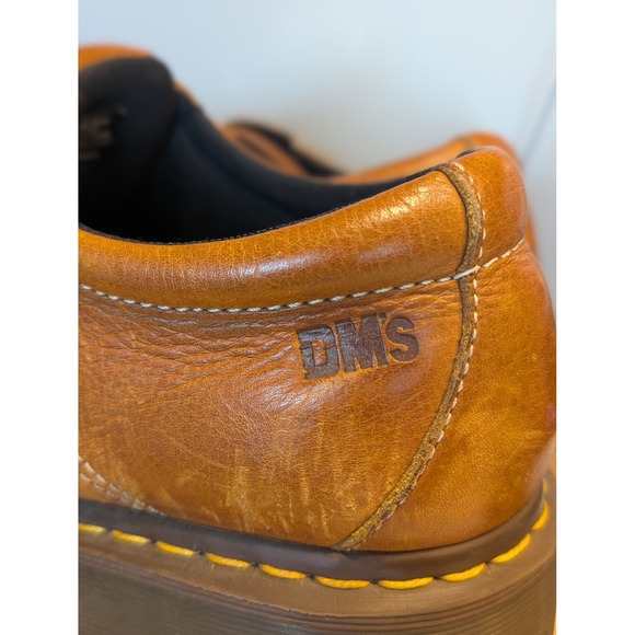 Dr Martens DMS Mens Brown Leather Lace Up Oxford Shoes Size 12 11UK 46EU C1 - Picture 6 of 10